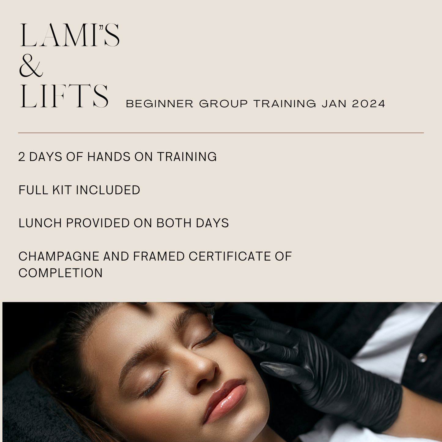 LAMI’S & LIFTS COURSE